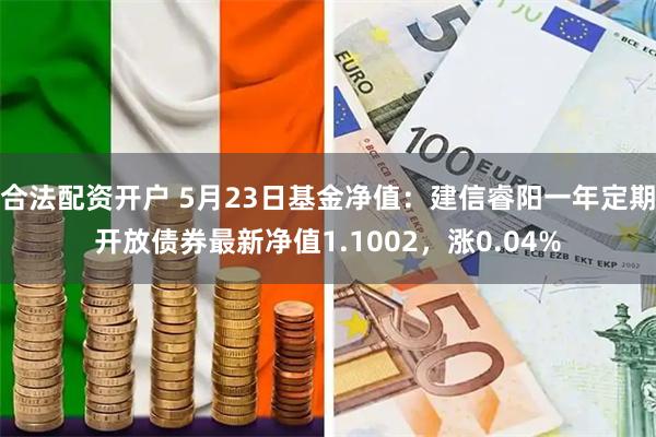 合法配资开户 5月23日基金净值：建信睿阳一年定期开放债券最新净值1.1002，涨0.04%