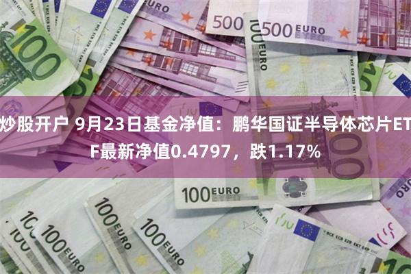 炒股开户 9月23日基金净值：鹏华国证半导体芯片ETF最新净值0.4797，跌1.17%