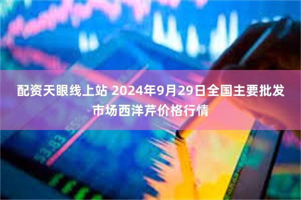 配资天眼线上站 2024年9月29日全国主要批发市场西洋芹价格行情