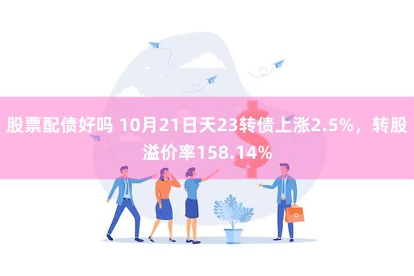 股票配债好吗 10月21日天23转债上涨2.5%，转股溢价率158.14%